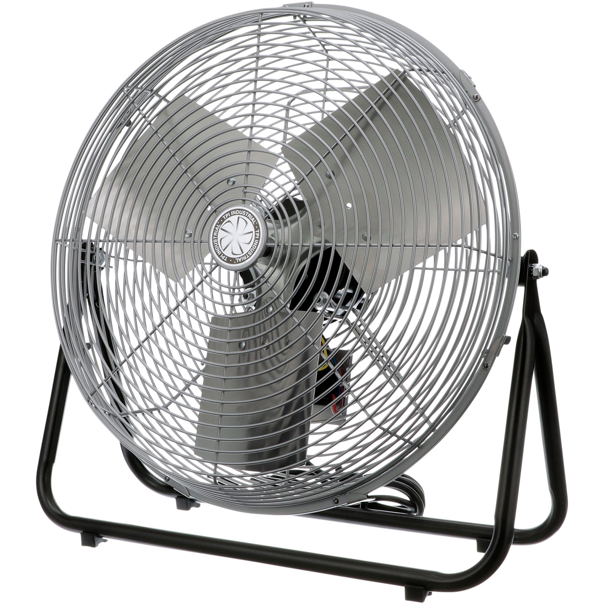 TPI Industrial Floor Fan - 18in. Diameter, 4600 CFM, 0.12 HP, 3-Speed, Model# F-18-TE